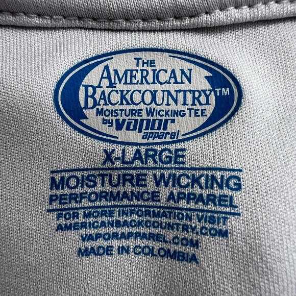 Rocky Mountain National Park Light Gray Wicking Long Sleeve t-shirt - Picture 5 of 7